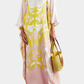 Rorschach Luxe Satin Silk Kaftan Dress